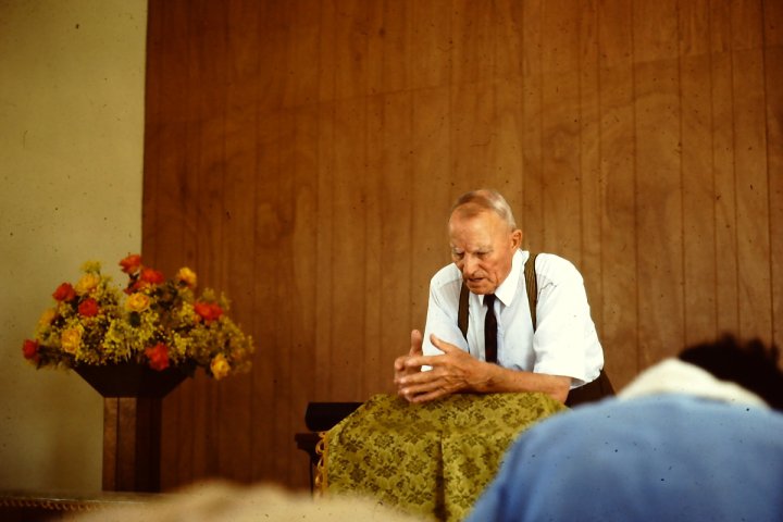 Rev. A.B. Ost preaching